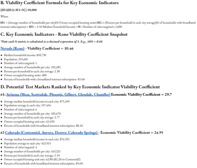 Stochastic Marketing Research Formulae - Created by James F O'Connor