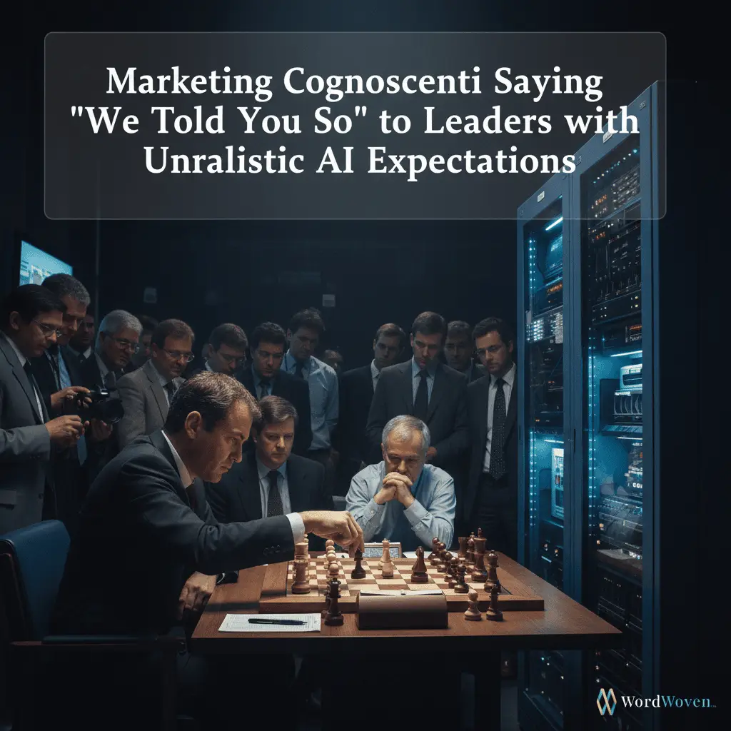 Marketing Cognoscenti Saying 'We Told You So' IBM vs. Kasparov Style
